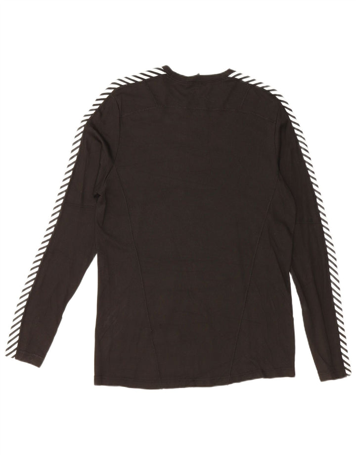 HELLY HANSEN Męski top z długim rękawem, średni czarny, polietylen w blokach kolorów