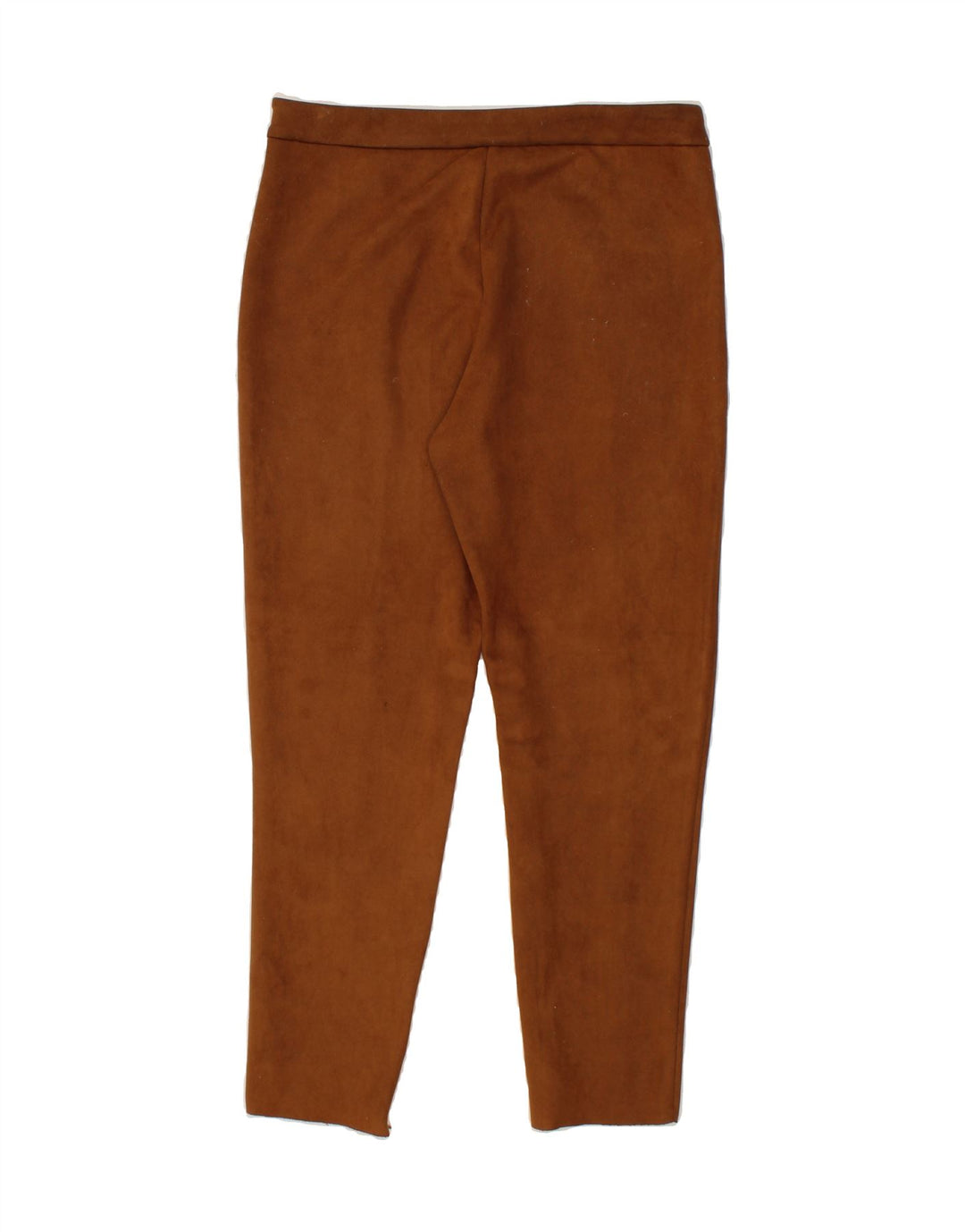 ZARA Womens Slim Casual Trousers XL W36 L28 Brown Polyester Vintage Zara and Second-Hand Zara from Messina Hembry 