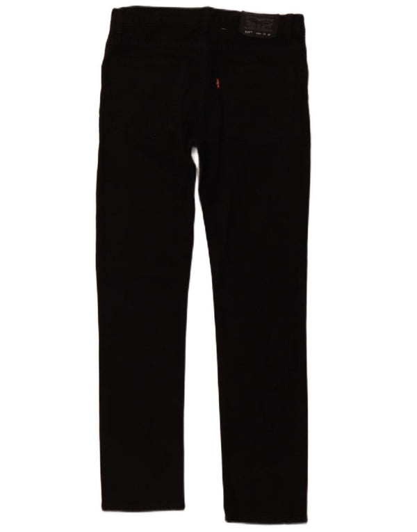 LEVI'S Dziewczęce 510 Obcisłe dżinsy 15-16 lat W28 L28 Czarna bawełna