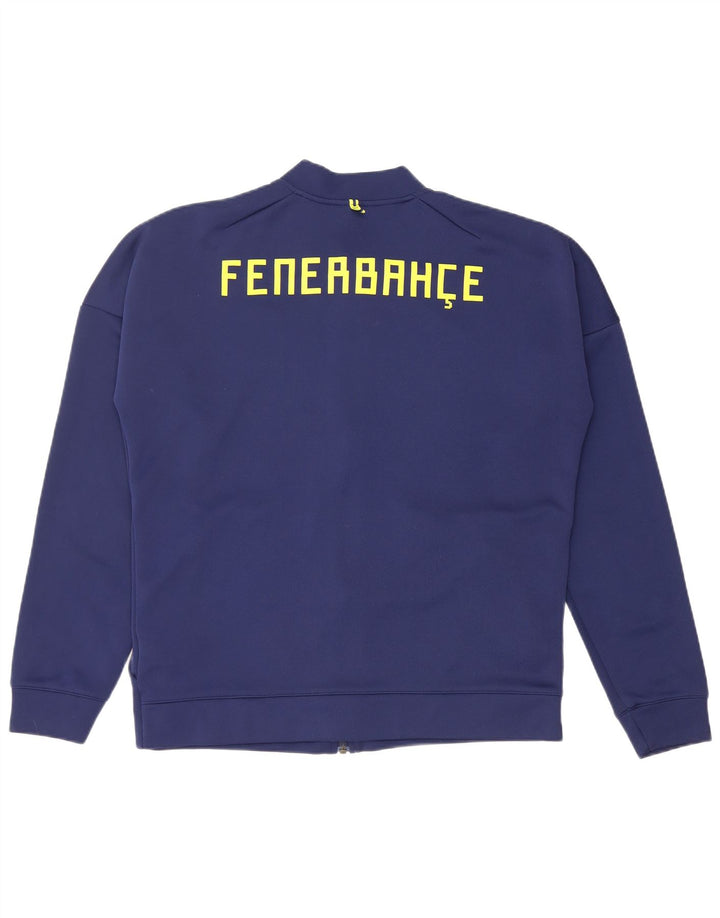 Męska kurtka dresowa ADIDAS z grafiką, średni granatowy poliester