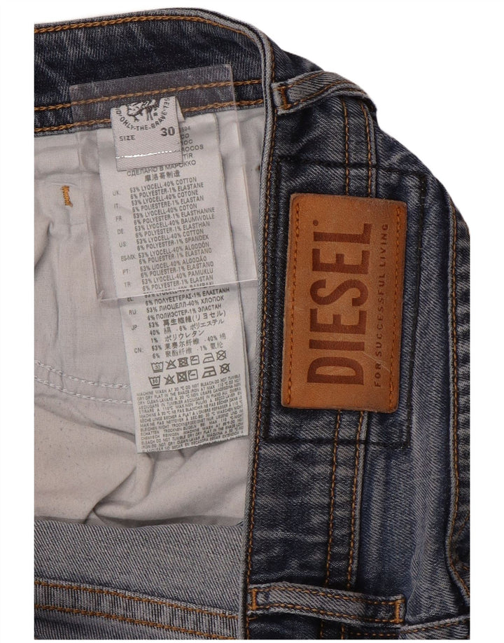 Damskie jeansy Diesel Slim W30 L29 Niebieski Lyocell