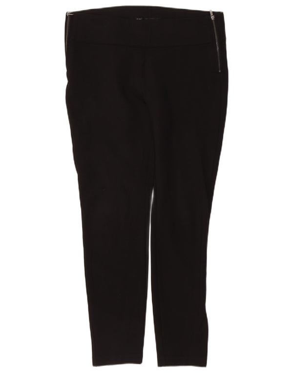 Damskie spodnie obcisłe z wysokim stanem Zara XL W32 L30 czarne