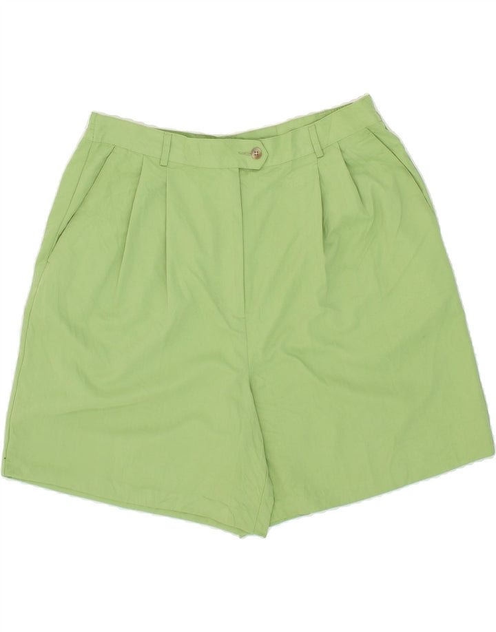IZOD Womens Pegged Chino Shorts W34 Large  Green Cotton Vintage Izod and Second-Hand Izod from Messina Hembry 
