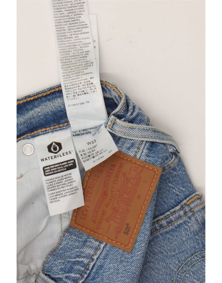 Damskie spodenki jeansowe Levi's 501 w trudnej sytuacji W23 2XS Niebieska bawełna