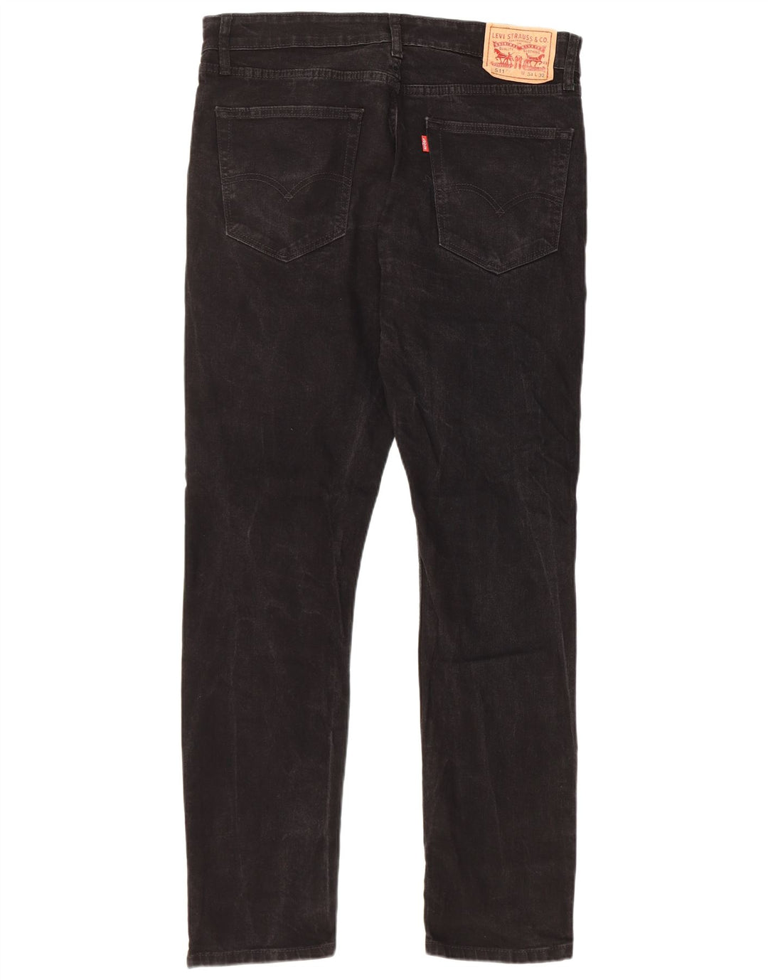 Męskie jeansy LEVI'S 511 Slim W34 L32 Czarna bawełna
