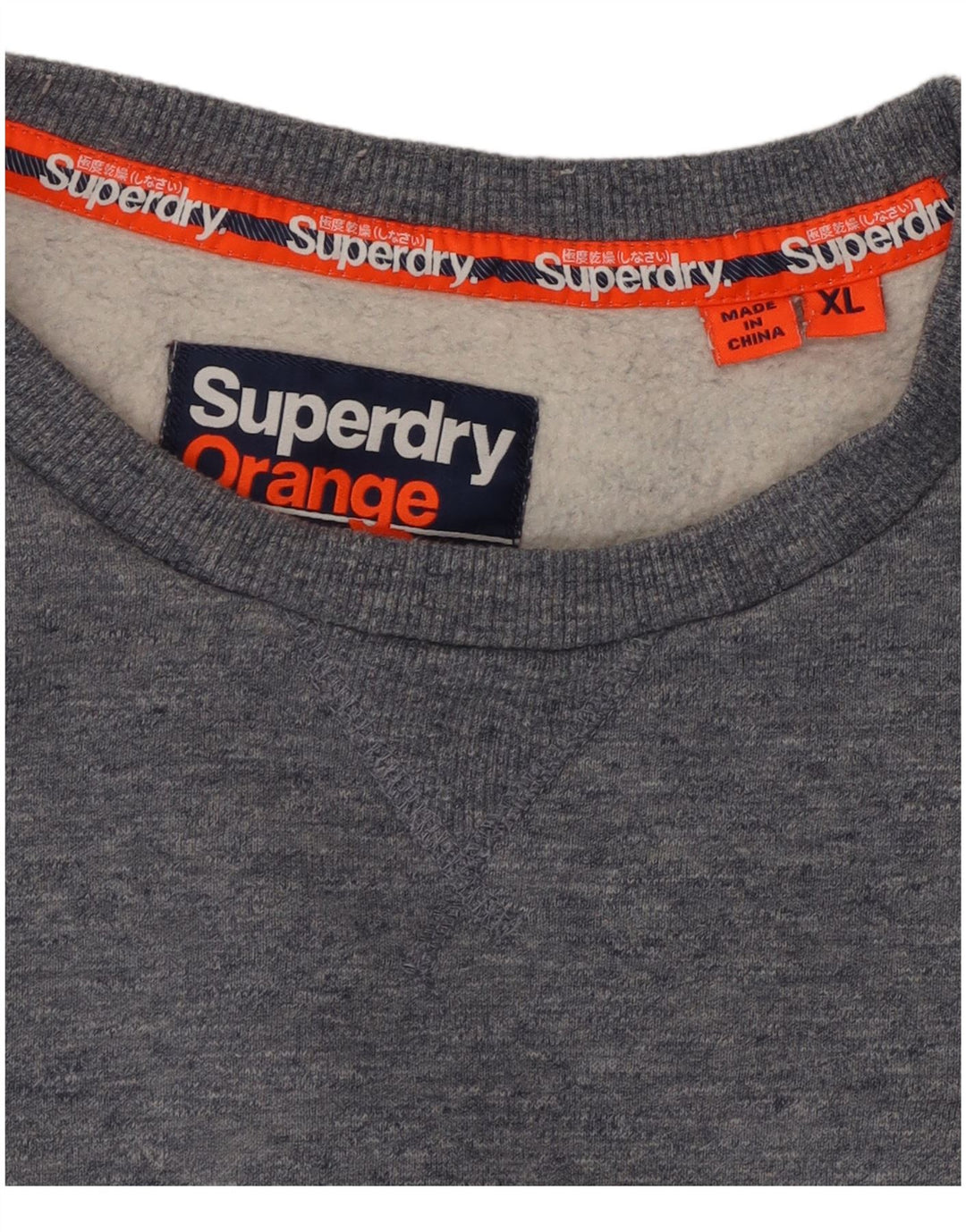 Damska bluza SUPERDRY UK 18 XL, szara bawełna