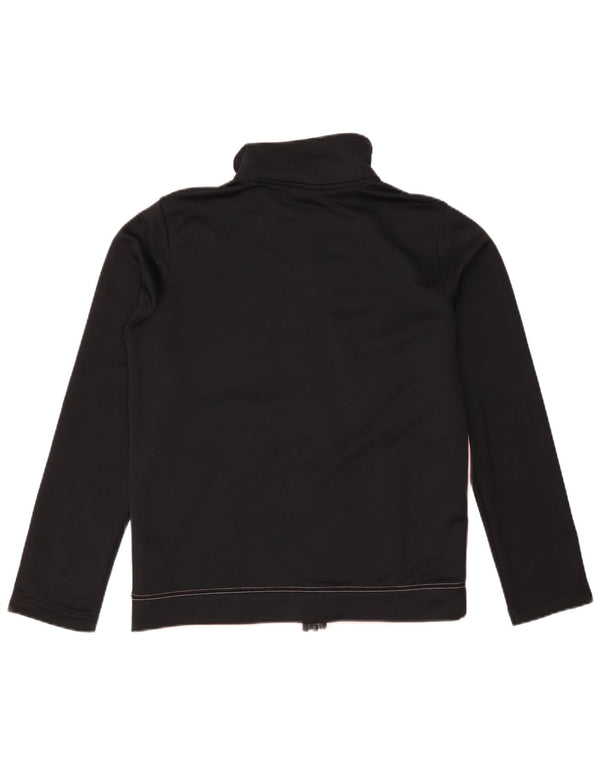 Kurtka dziewczęca Nike Dresowa Top 13-14 lat XL, czarna, z blokami kolorów, poliester