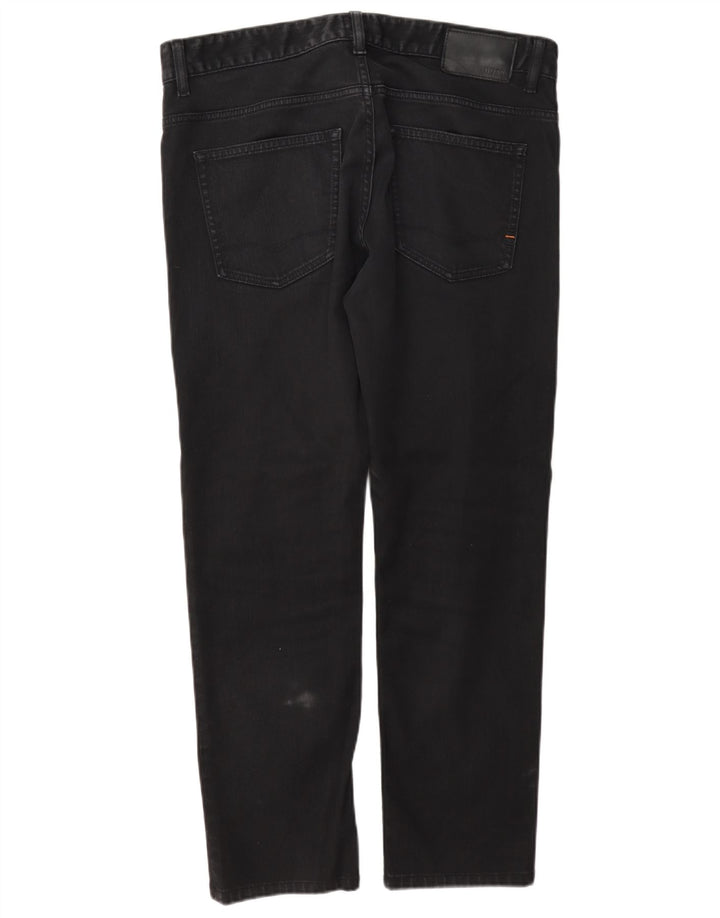 Hugo Boss Męskie Delaware Slim Jeans W34 L29 Szara bawełna