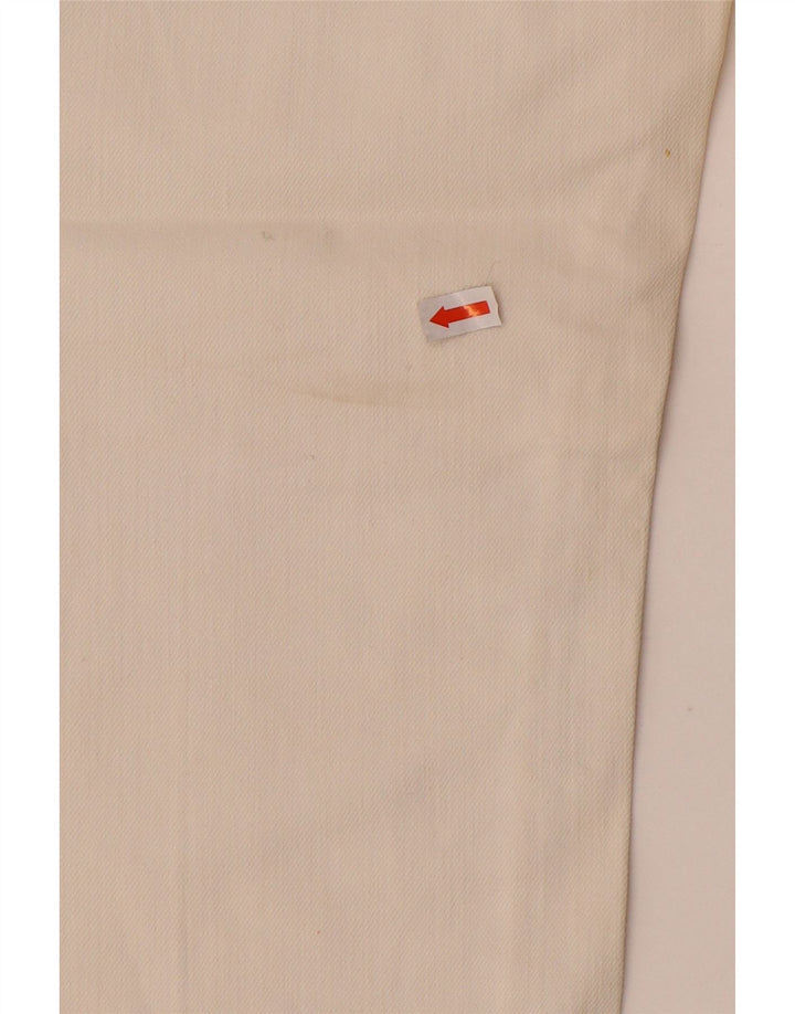 Guess Damskie jeansy ze stretchem W27 L28 Białe bawełniane