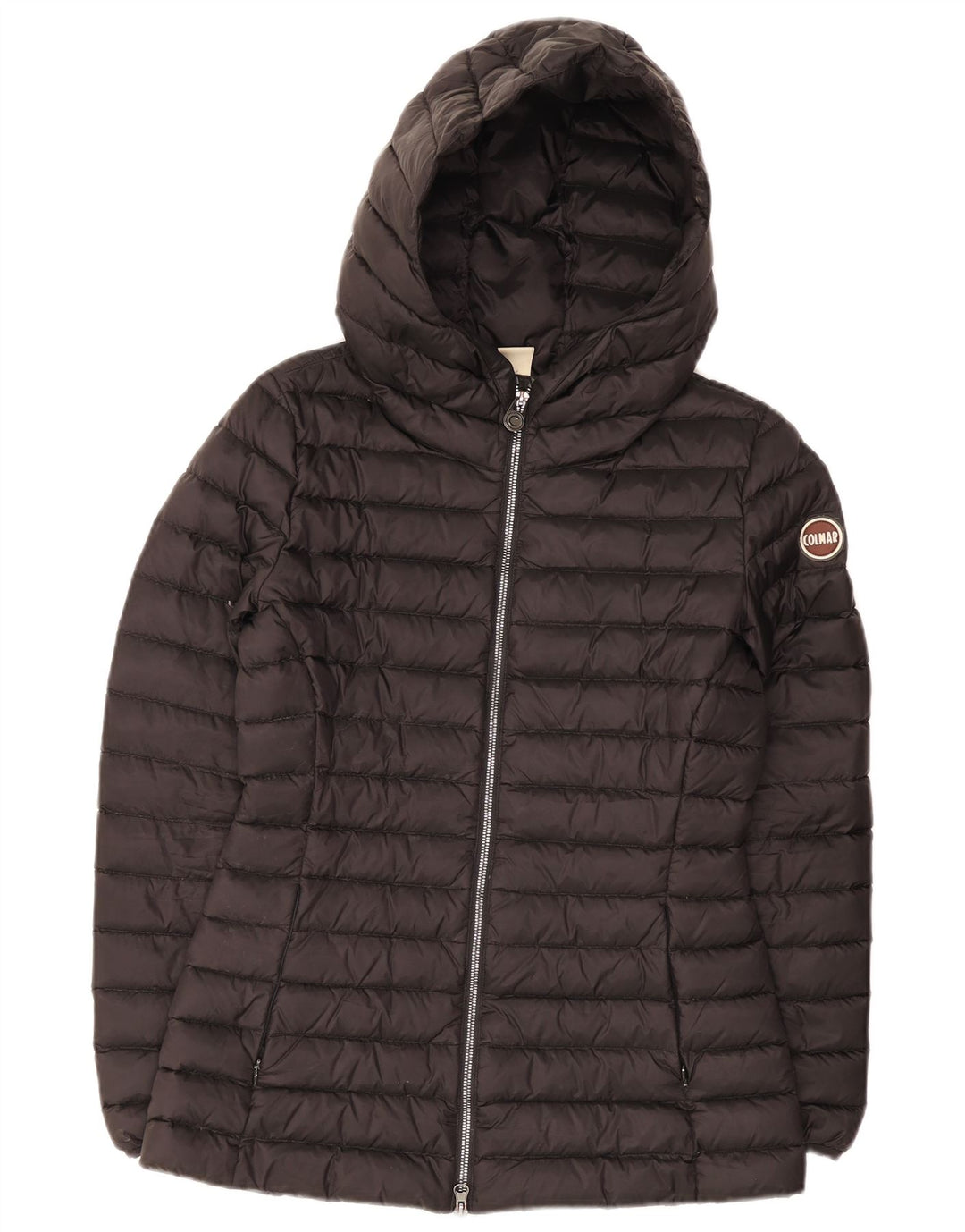 Damska ocieplana kurtka z kapturem Colmar IT 40 XS, czarny nylon