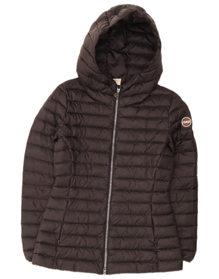 Damska ocieplana kurtka z kapturem Colmar IT 40 XS, czarny nylon