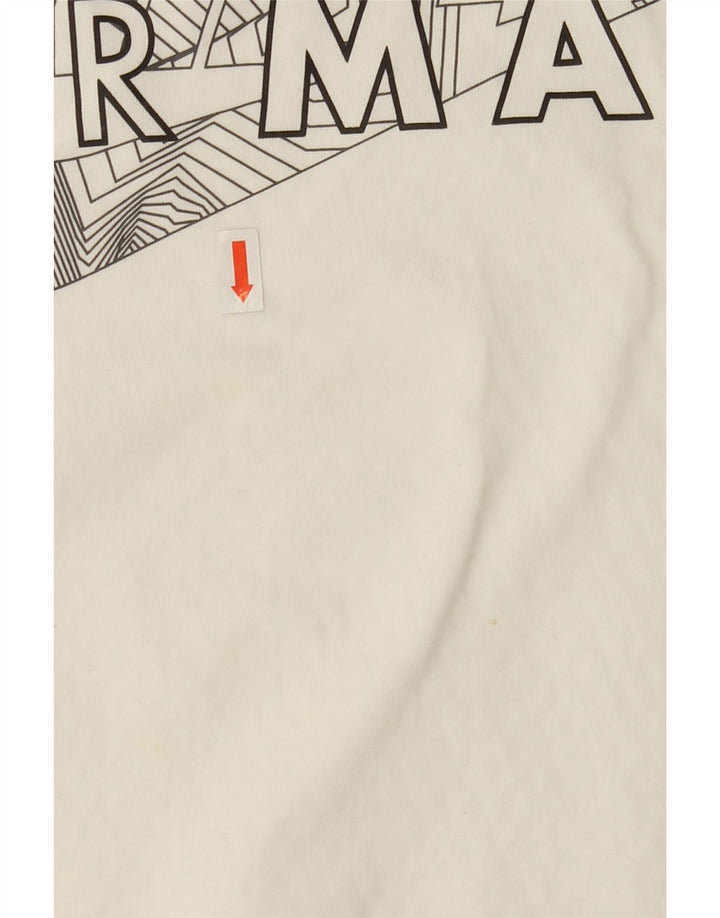 NIKE Mens Graphic T-Shirt Top Medium White Cotton Vintage Nike and Second-Hand Nike from Messina Hembry 