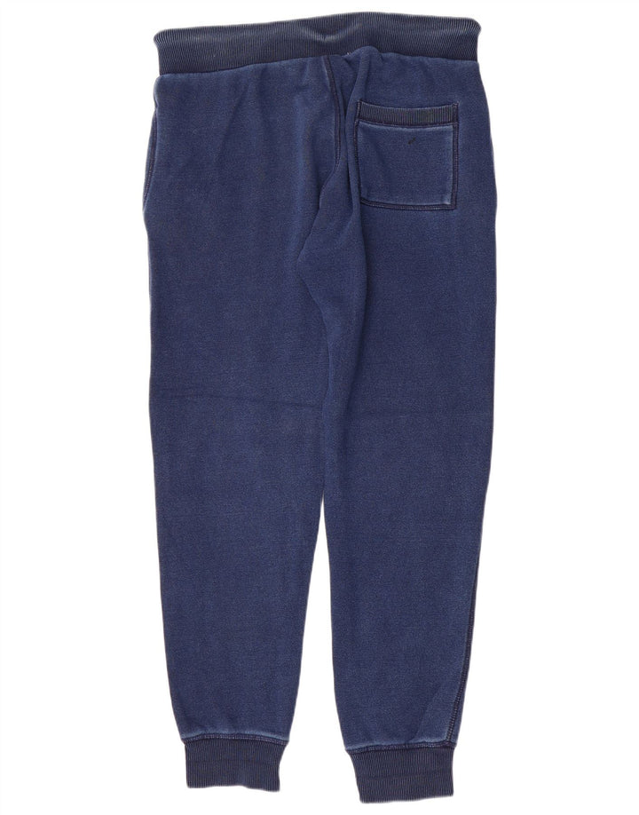 Męskie spodnie dresowe Superdry Joggery, małe, granatowe, poliestrowe