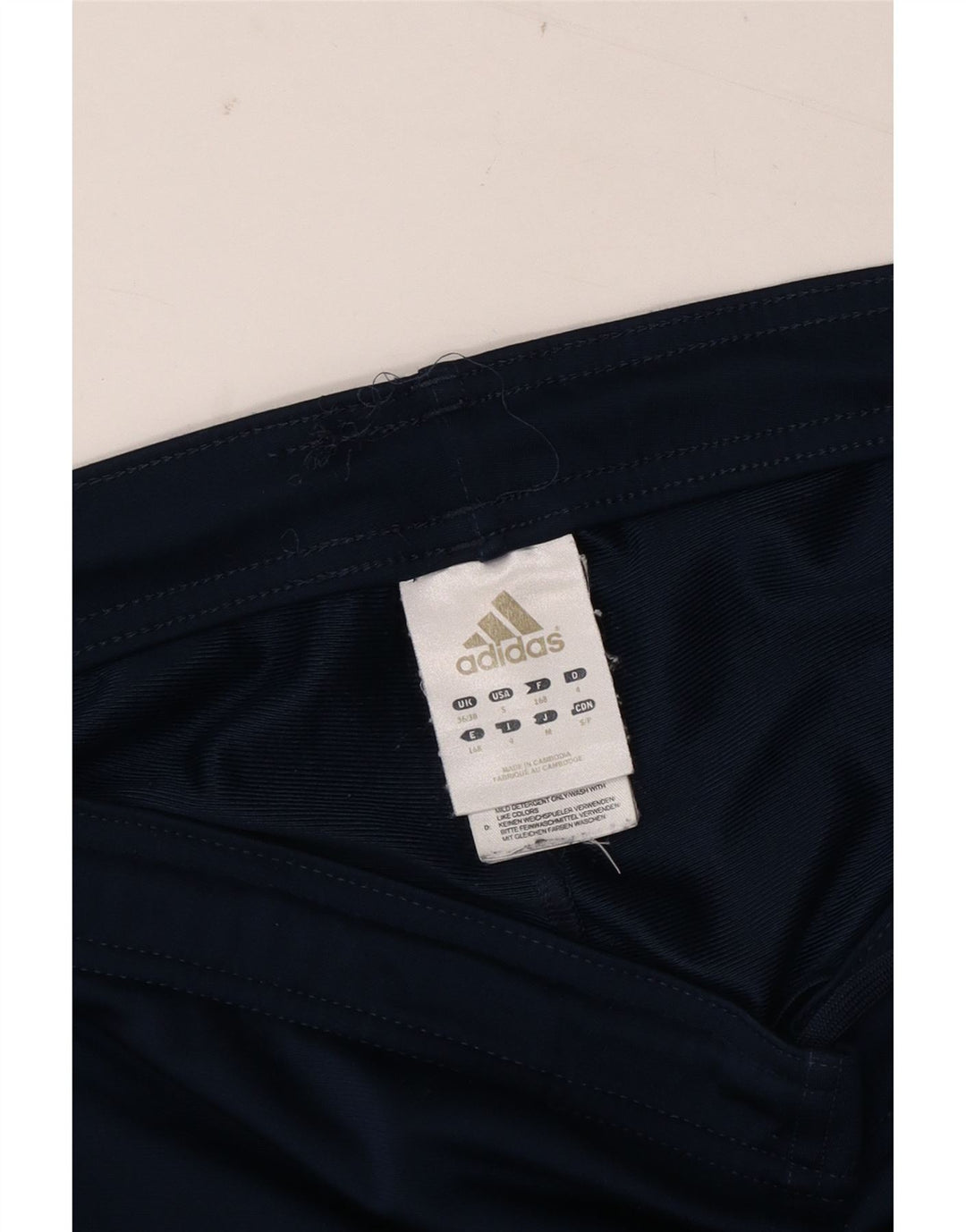 Męskie spodnie dresowe Adidas, duże, granatowe, z poliestru