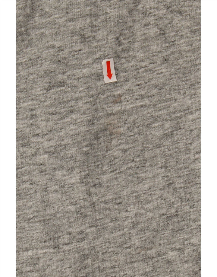 Damski sweter oversize z kapturem i zamkiem błyskawicznym TOMMY HILFIGER UK 10 Small Grey