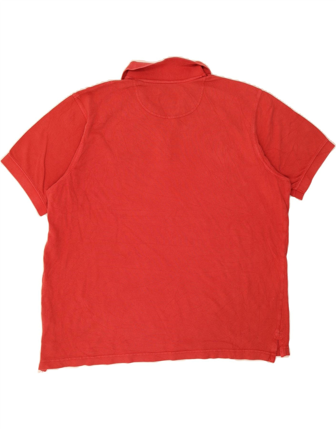 EDDIE BAUER Mens Polo Shirt XL Red Cotton Vintage Eddie Bauer and Second-Hand Eddie Bauer from Messina Hembry 