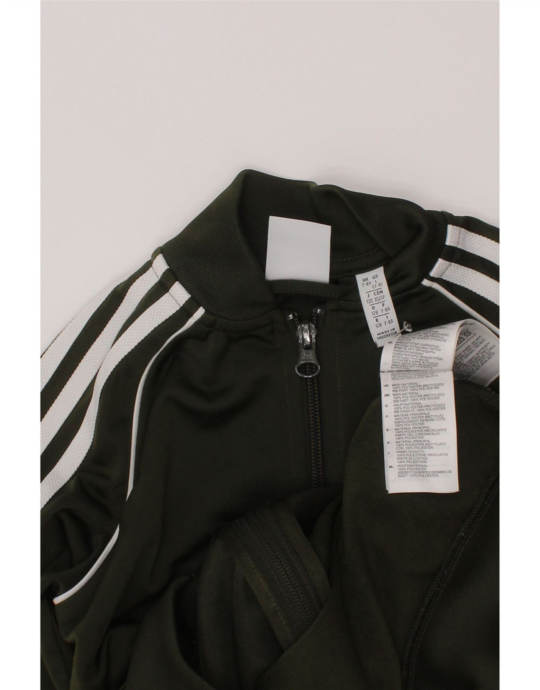 Chłopięca bluza dresowa Adidas 7-8 lat Zielony poliester