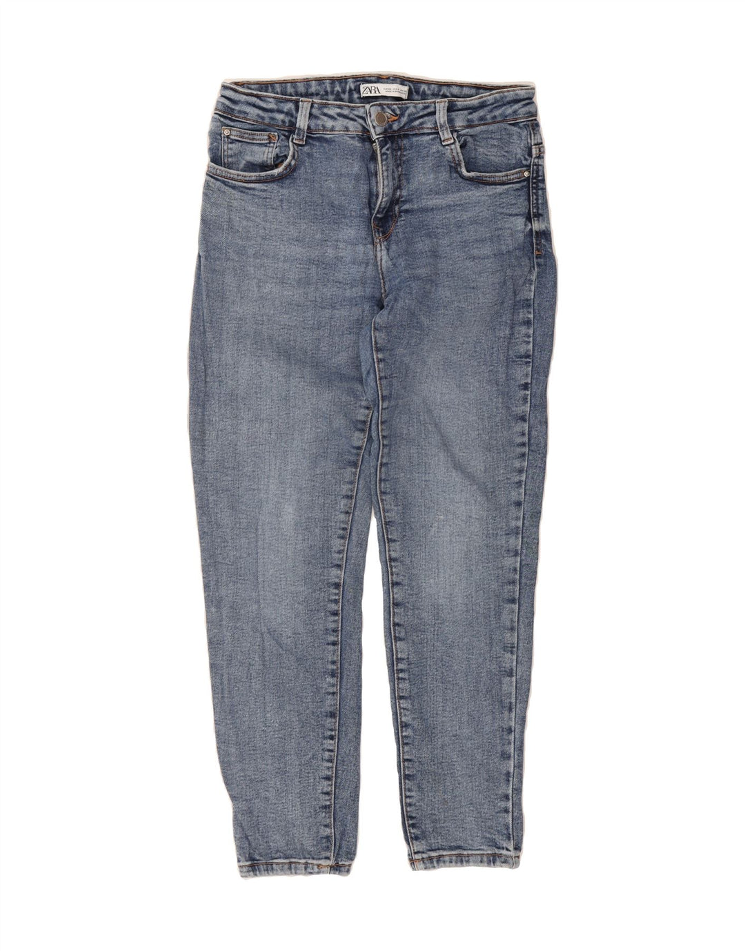 ZARA Womens Slim Jeans EU 40 Medium W30 L26 Blue Cotton Vintage Zara and Second-Hand Zara from Messina Hembry 