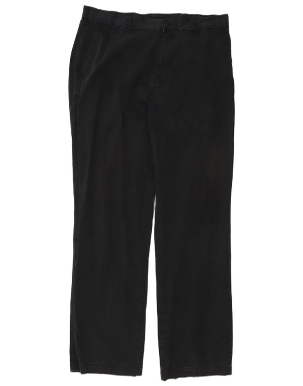 Marks & Spencer Męskie proste spodnie chino W36 L33 Szara bawełna
