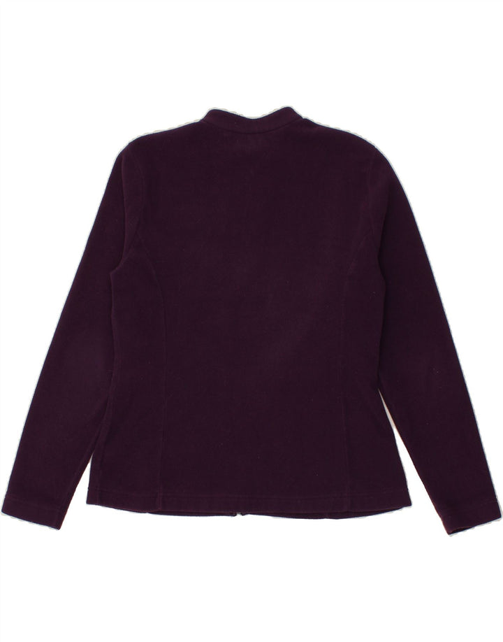 TOMMY HILFIGER Womens Fleece Jacket UK 16 Large Purple Polyester Vintage Tommy Hilfiger and Second-Hand Tommy Hilfiger from Messina Hembry 