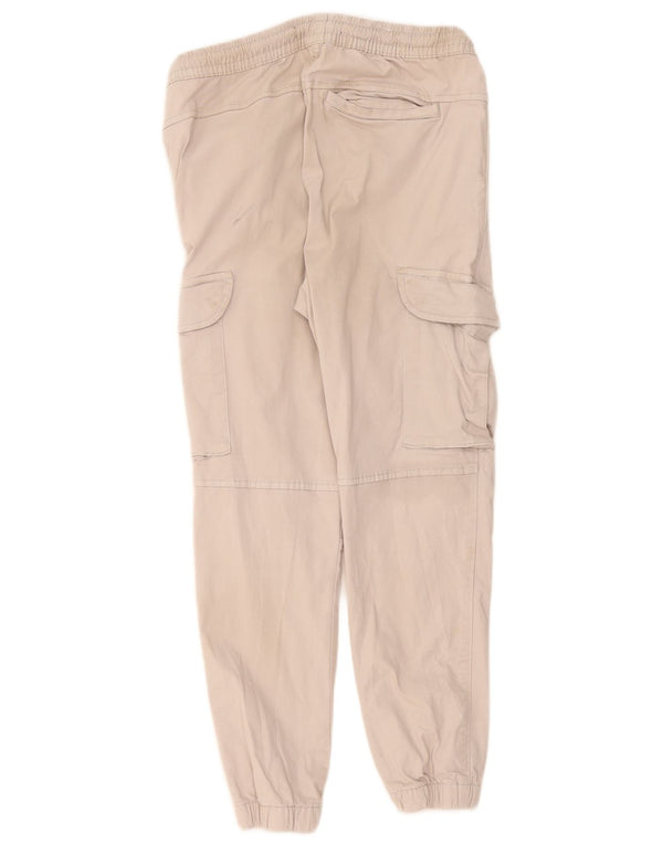 Męskie spodnie cargo Zara Crop, średnie W30 L26, szara bawełna
