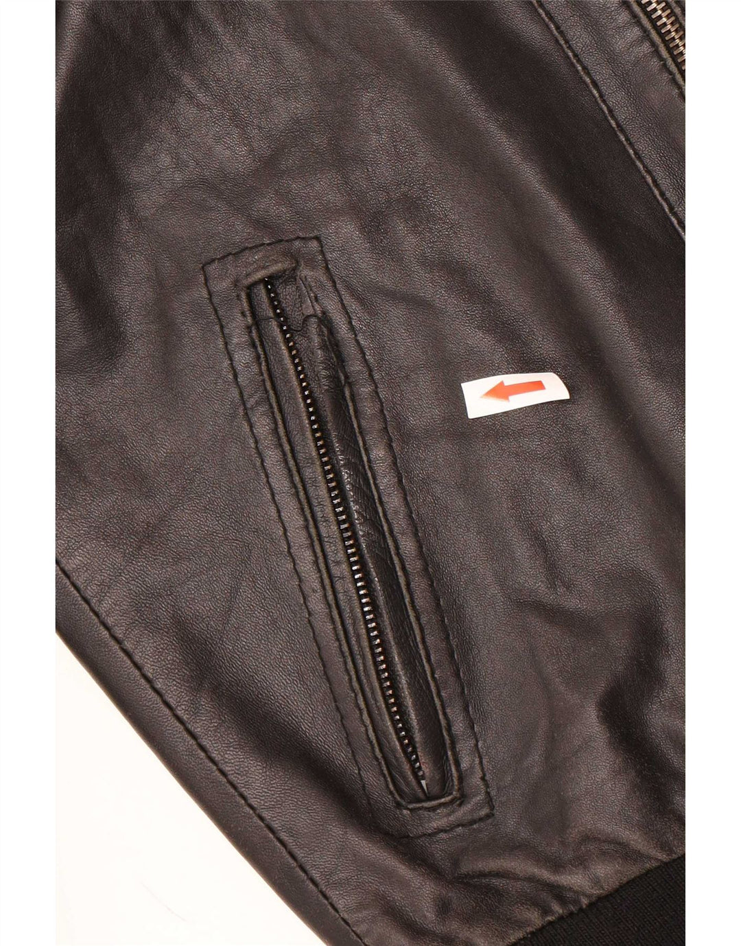 CDP Męska kurtka skórzana IT 46 Small Black