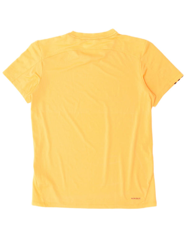 ADIDAS Mens Aeroready T-Shirt Top Medium Orange Polyester