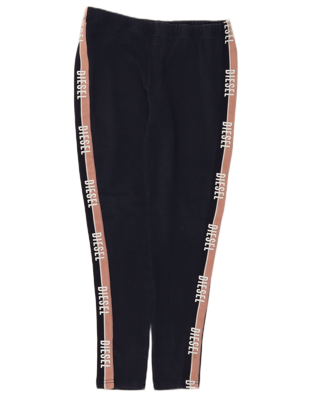 Damskie legginsy Diesel Graphic Crop UK 12, średni granatowy blok kolorów