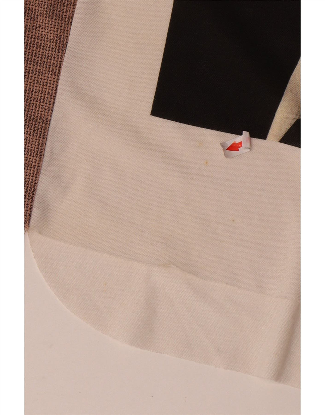 Damski top oversize z grafiką Zara z rękawem 3/4, UK 10, mały, biały