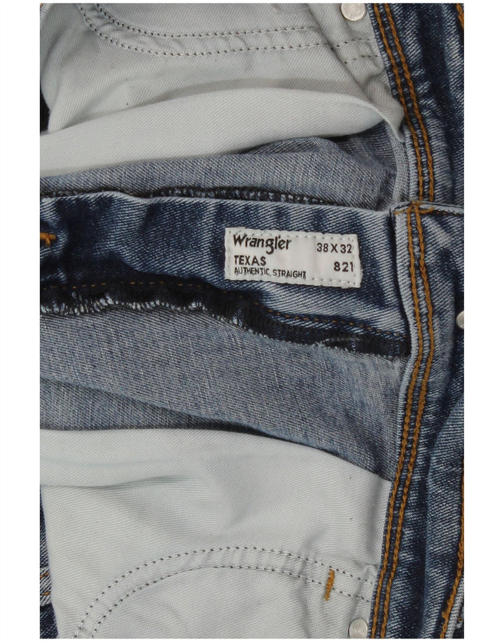 Męskie spodenki jeansowe Wrangler Texas W38 XL, niebieskie