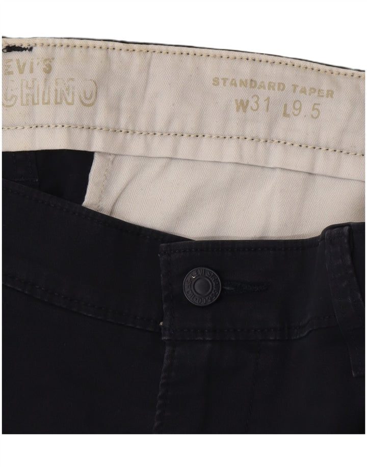 Męskie standardowe spodenki chino Levi's W31 Średni granatowy, bawełniany