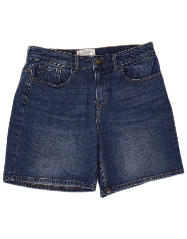Damskie spodenki jeansowe Fat Face UK 10 Small W30 Niebieskie bawełniane
