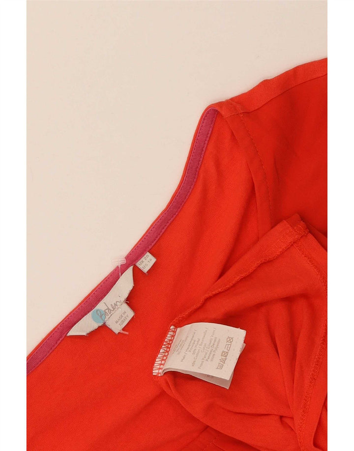 Bluzka damska Boden Top UK 20 2XL Czerwona Modal