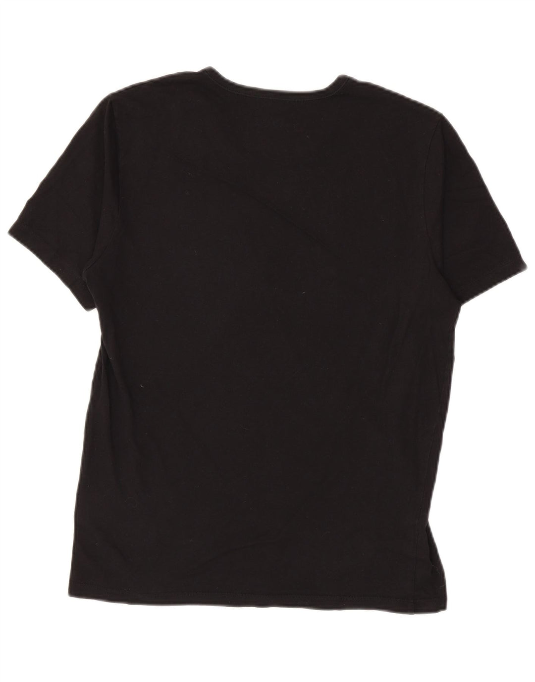 T-shirt męski Hugo Boss, średni czarny, bawełniany