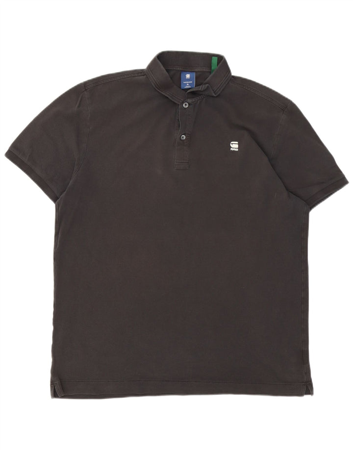Męska koszulka polo G-Star XL, czarna, bawełniana