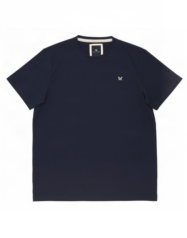 Crew Clothing Męska koszulka Top 2XL Granatowa, bawełniana