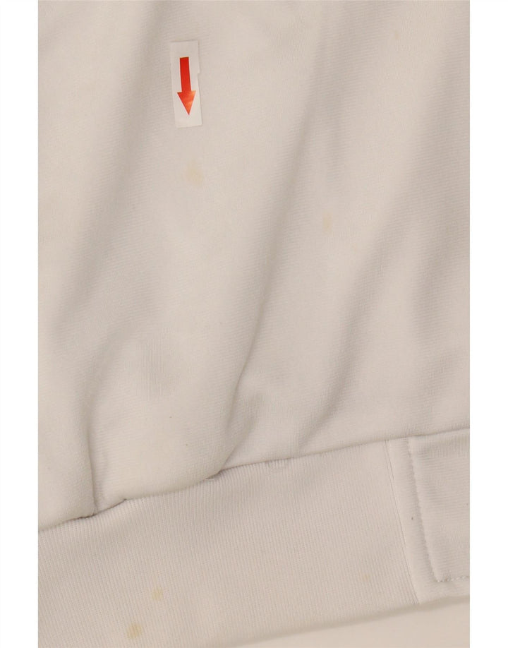 Męska kurtka dresowa Kappa, poliester w kolorze średniej bieli