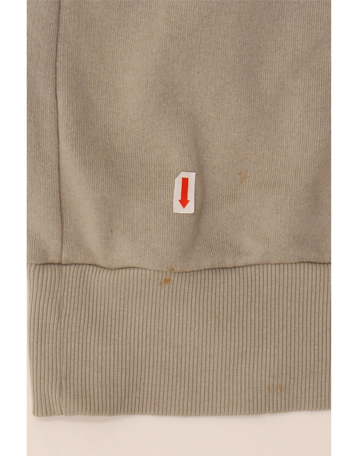 Męski sweter z kapturem i grafiką PUMA, duży, szary, bawełniany