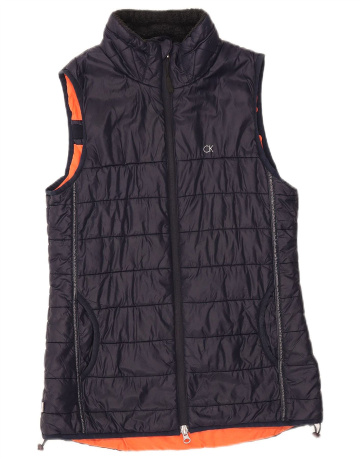 Kamizelka damska Calvin Klein UK 10, mała, granatowa, nylonowa