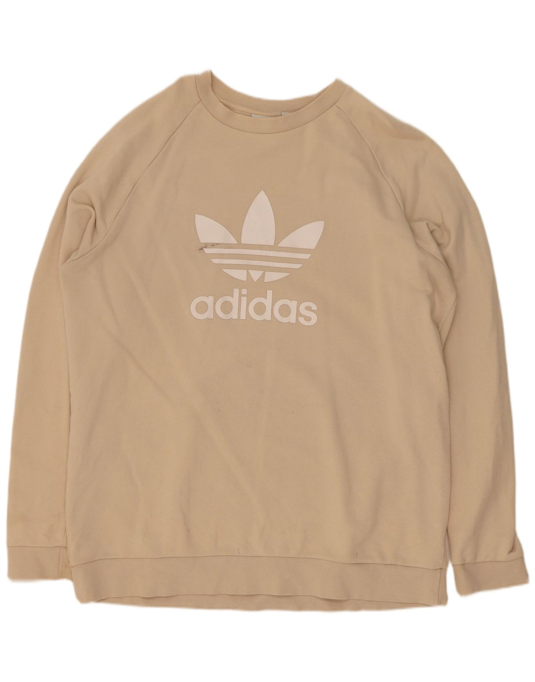 Adidas Męska bluza graficzna Jumper XL Beżowa bawełna