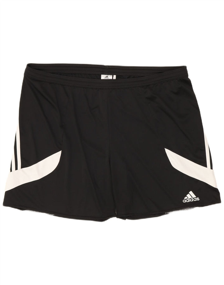 Męskie spodenki sportowe Adidas Climalite 2XL Czarny poliester z blokami kolorów