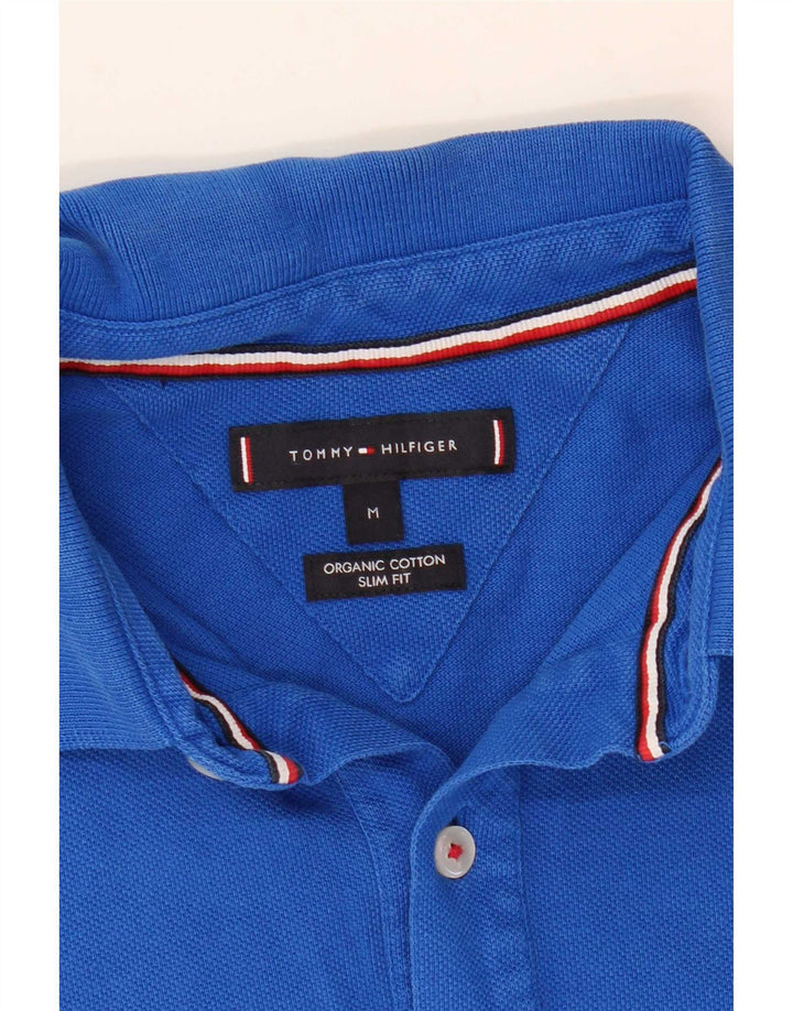 Męska koszulka polo Slim Fit Tommy Hilfiger w średnie niebieskie paski