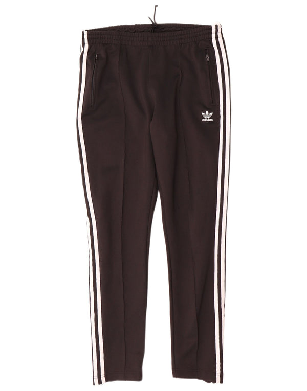 Damskie spodnie dresowe Adidas UK 14, średnie, czarne, bawełniane