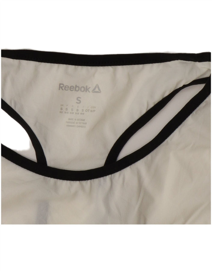 Damska kamizelka graficzna Reebok Top UK 8/10 Small White