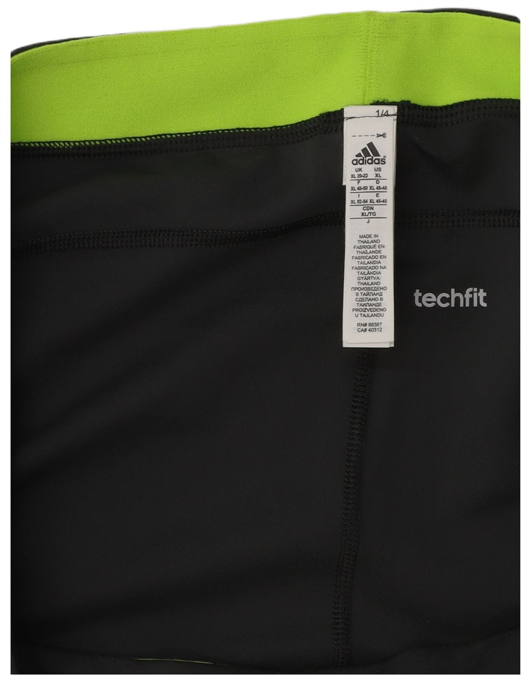 Damskie legginsy ADIDAS Climalite Capri UK 20/22 XL, szary, blok kolorów