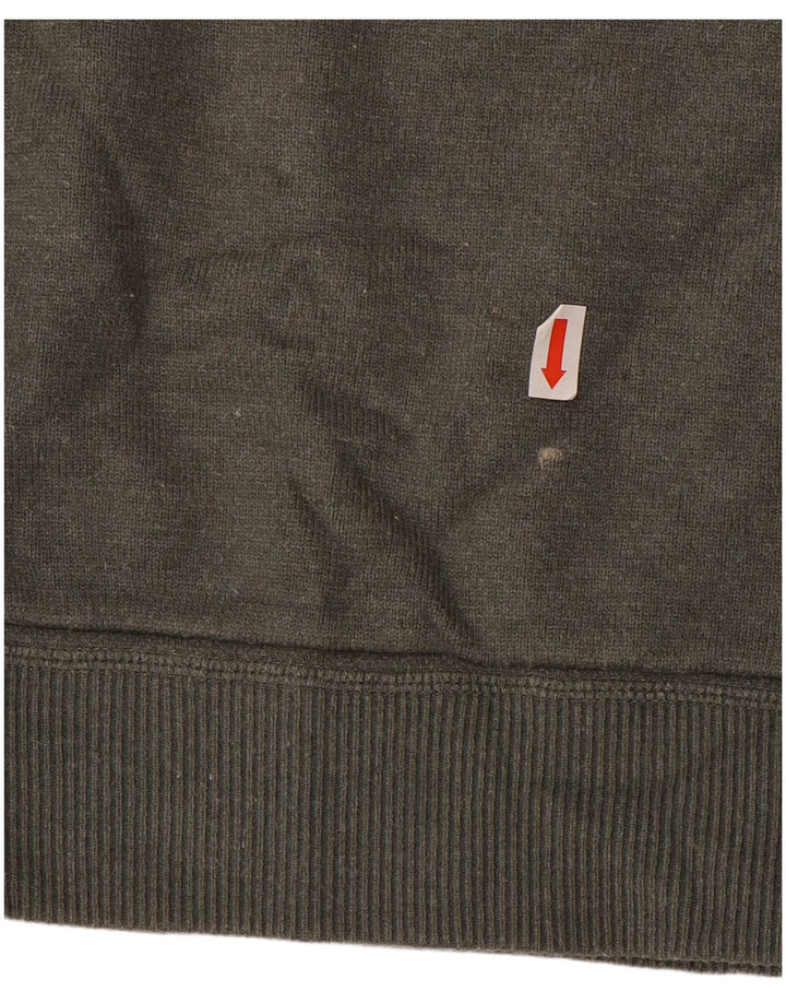 MASSIMO DUTTI Męski sweter zapinany na zamek XL, szara wiskoza
