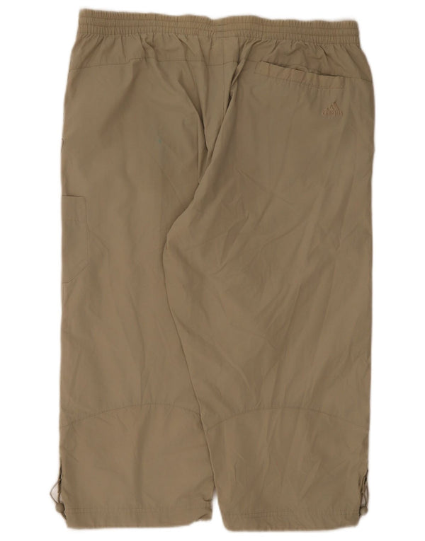 Męskie spodnie dresowe Adidas Capri XL beżowy poliester