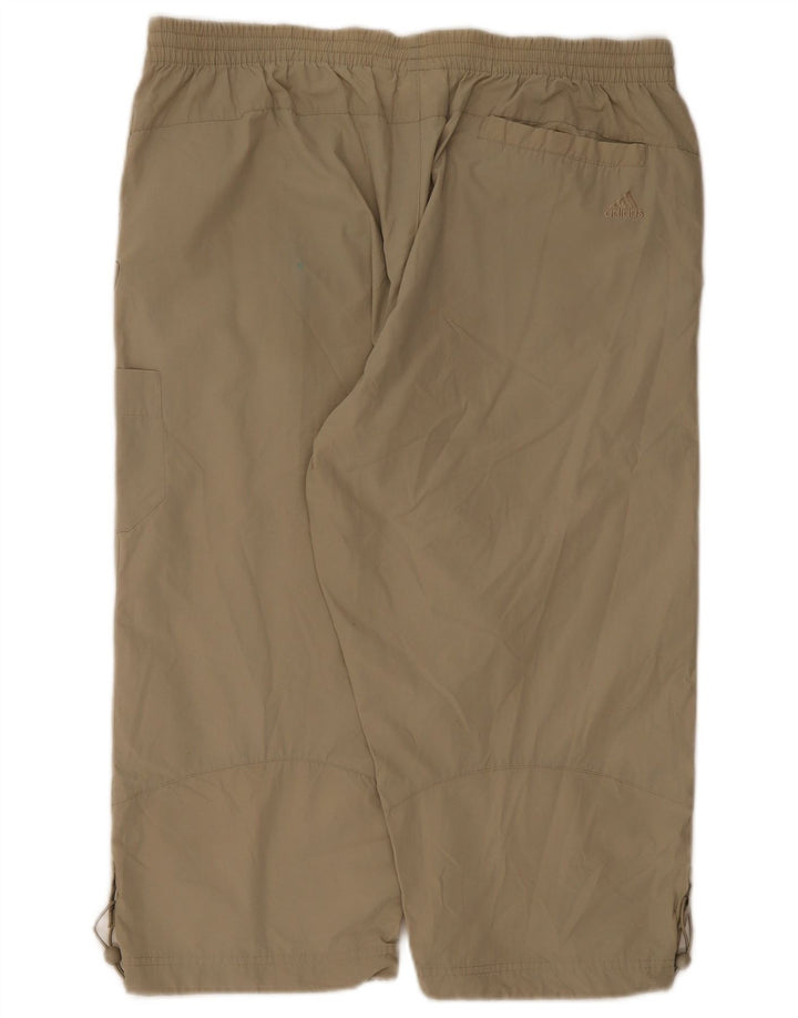 Męskie spodnie dresowe Adidas Capri XL beżowy poliester