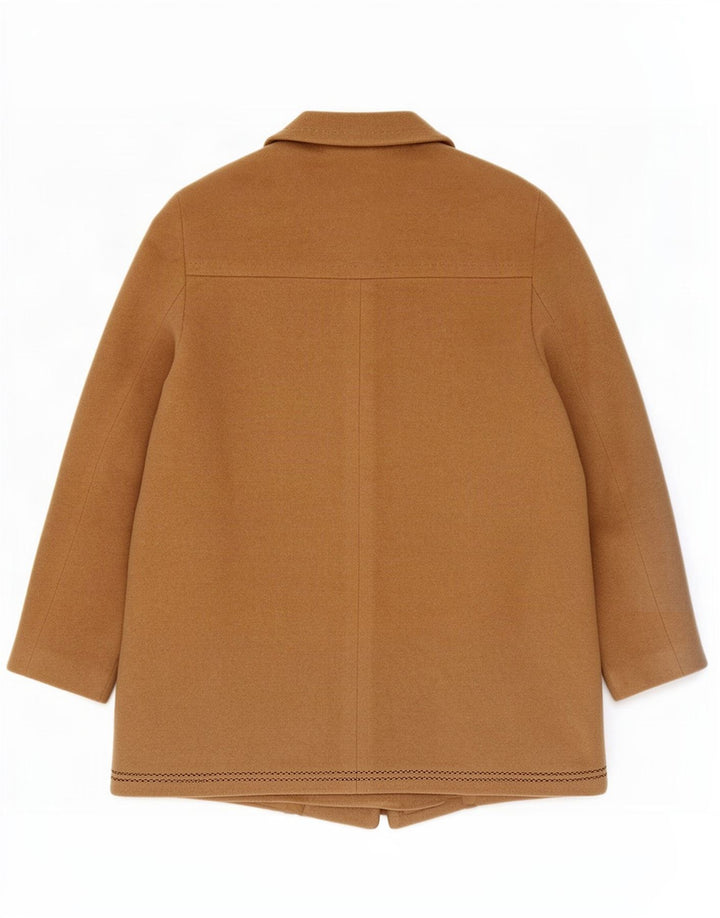 Płaszcz damski Blarney Woolen Mills UK 16, duży, beżowy, wełniany