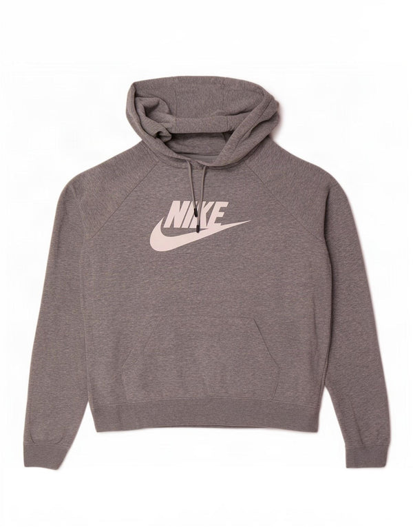 Damska bluza z kapturem Nike Graphic UK 14, średnioszara